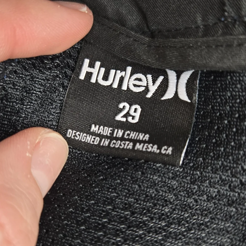 Hurley Y2K Board Shorts - Men's 29 - Blue & Black